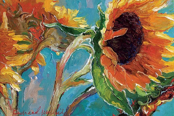 Richard Wallich: Sunflowers V by Richard Wallich
