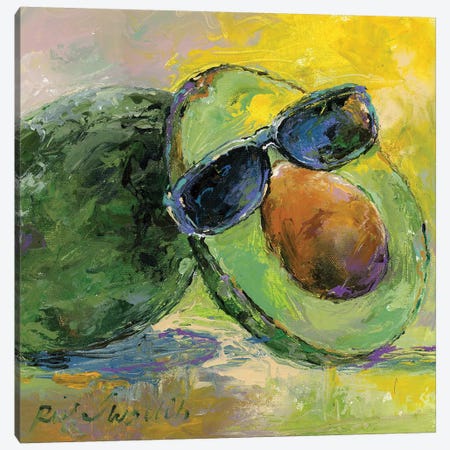 Art Avocado Canvas Print #RWA302} by Richard Wallich Canvas Print