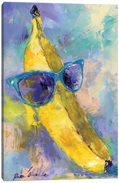 Art Banana Canvas Art Print - Tropical Décor