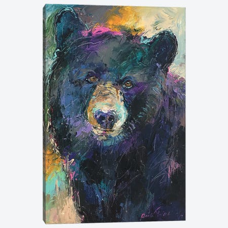 Art Bear Canvas Print #RWA304} by Richard Wallich Canvas Art