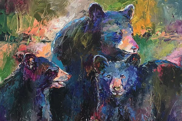 Bears: Art Bear Family by Richard Wallich