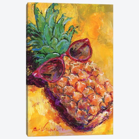 Art Pineapple Canvas Print #RWA315} by Richard Wallich Canvas Art Print