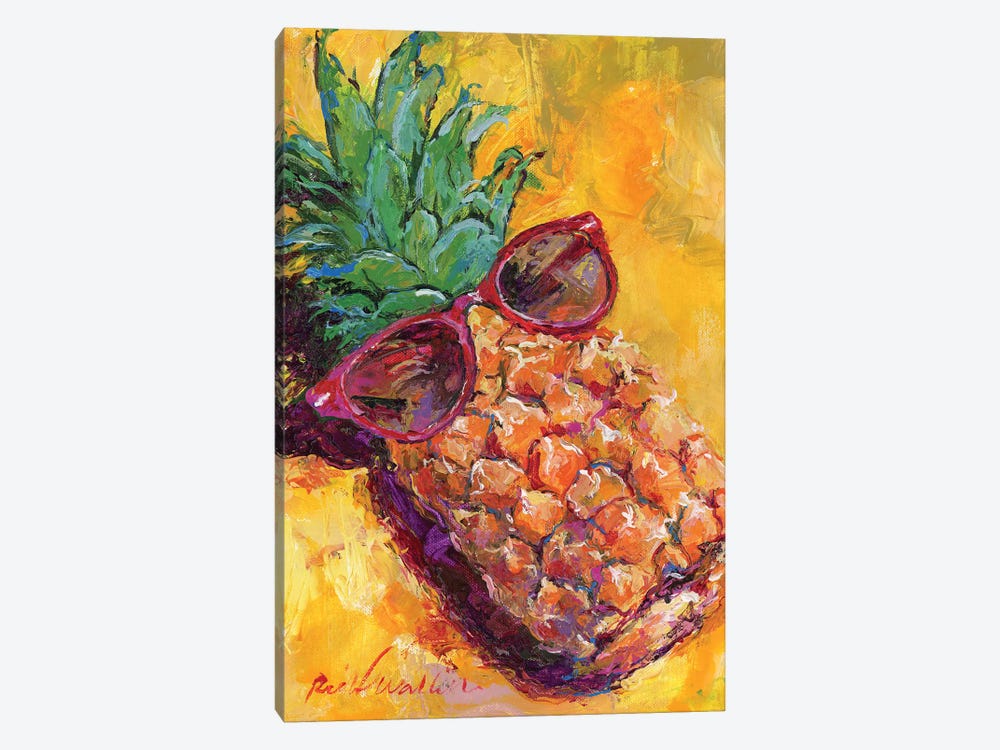 Art Pineapple by Richard Wallich 1-piece Canvas Print