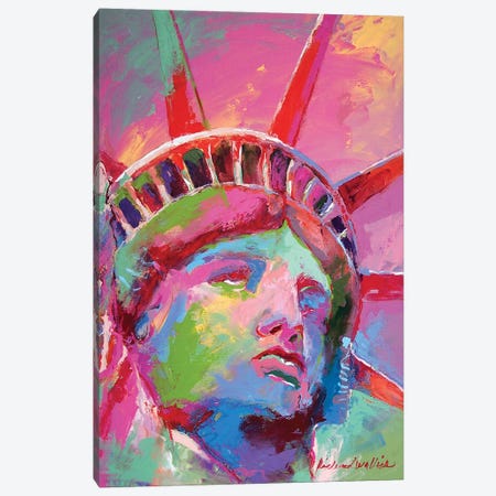 Lady Liberty Canvas Print #RWA321} by Richard Wallich Canvas Art Print