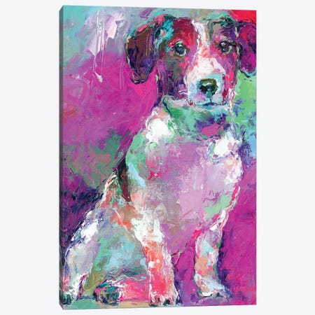 Russell Terrier Canvas Print #RWA326} by Richard Wallich Canvas Artwork