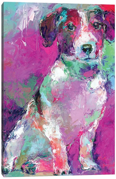 Russell Terrier Canvas Art Print - Jack Russell Terriers