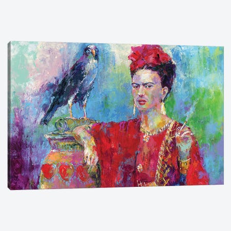 Frida Bird Canvas Print #RWA330} by Richard Wallich Canvas Wall Art