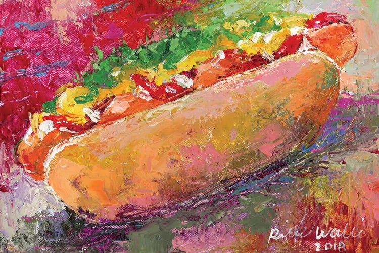 Hotdog by Richard Wallich wall art