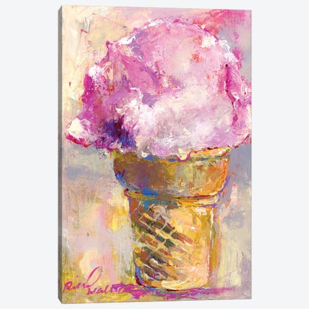 Ice Cream Cone Canvas Print #RWA333} by Richard Wallich Canvas Wall Art