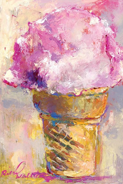 Food & Drink Still Life: Ice Cream Cone by Richard Wallich