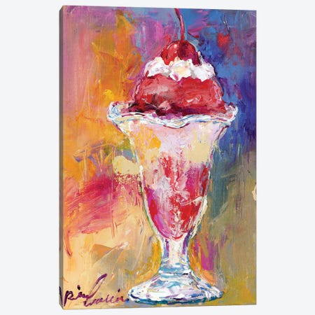 Ice Cream Sundae Canvas Print #RWA334} by Richard Wallich Canvas Print