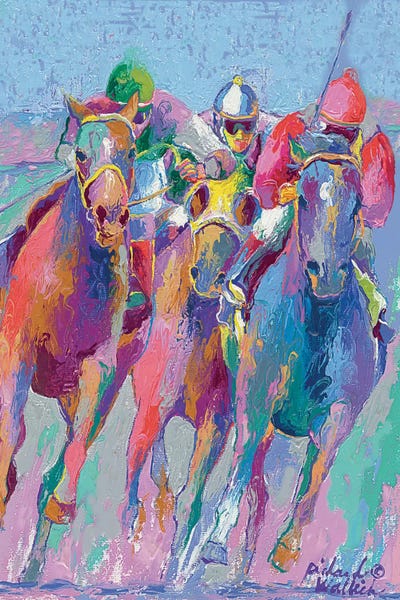 Horseback: Horse Race II by Richard Wallich