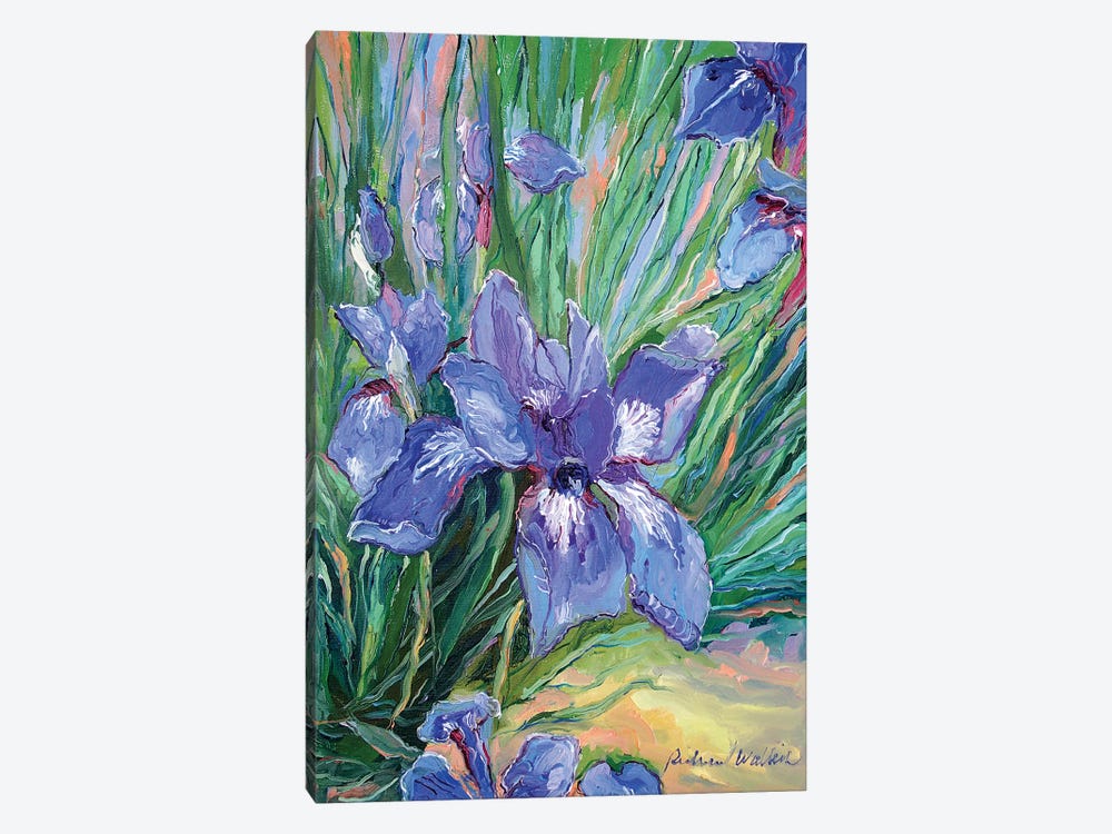 Iris by Richard Wallich 1-piece Canvas Art