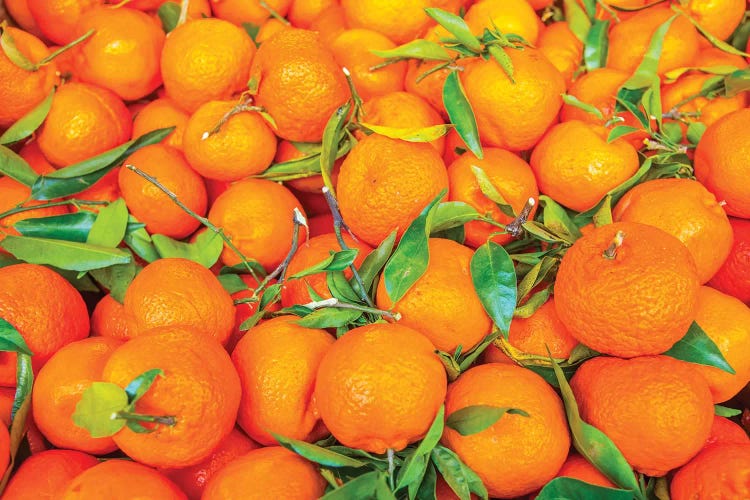 Oranges Displayed In Market In Shepherd'S Bush, London, U.K.