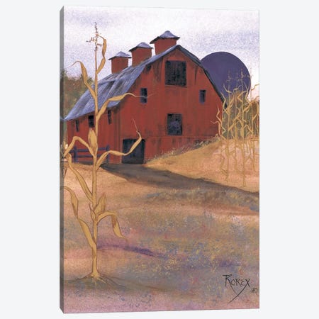 Cornstalk Barn Canvas Print #RXB10} by Rorex Bridges Studio Canvas Art