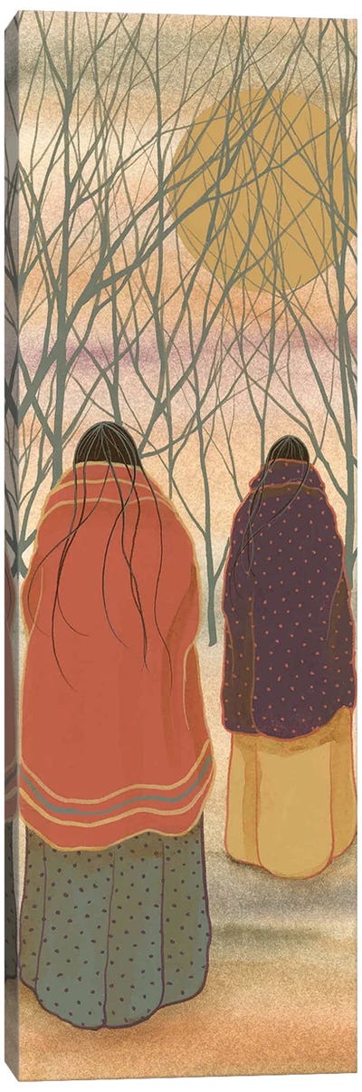 Sunset Journey Canvas Art Print - Native American Décor