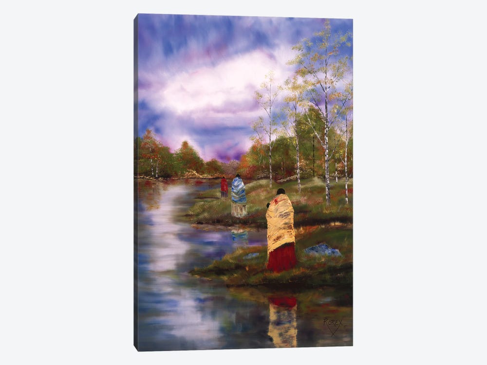 Autumn Waters by Rorex Bridges Studio 1-piece Canvas Artwork