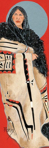 Native American Décor: Buffalo Robe by Rorex Bridges Studio