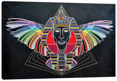 Ancient Future Vision Canvas Art Print - Giza