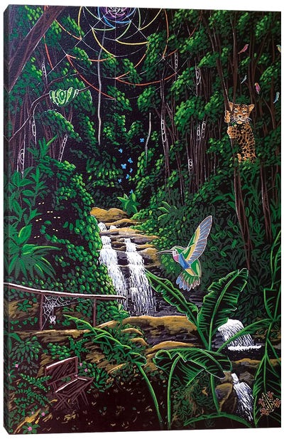 Emerald Garden Canvas Art Print - Ryan Blume