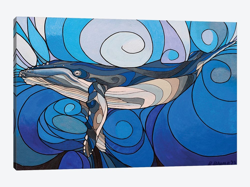 Whale Interbeing by Ryan Blume 1-piece Art Print