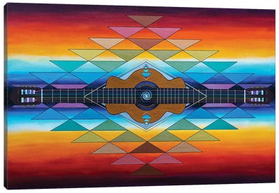 Harmonia Canvas Art Print - Native American Décor