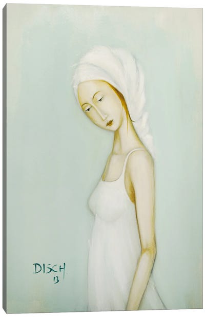 The White Towel Canvas Art Print - Remy Disch