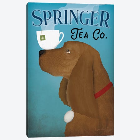 Brown Springer Tea Co Canvas Print #RYF10} by Ryan Fowler Art Print