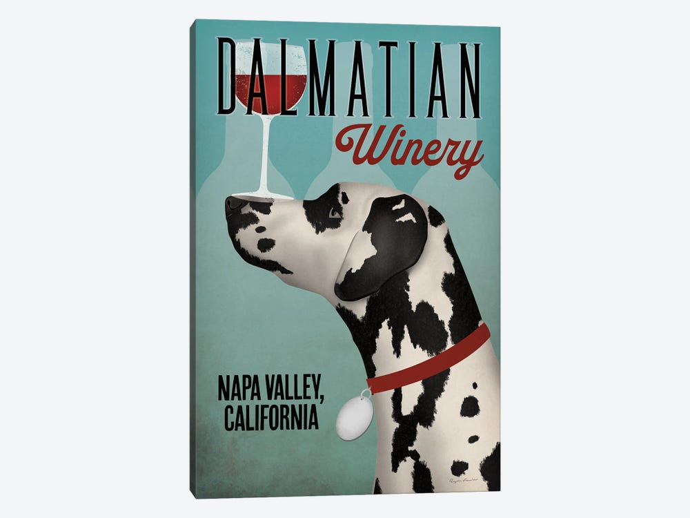 Dalmation Winery by Ryan Fowler 1-piece Canvas Artwork