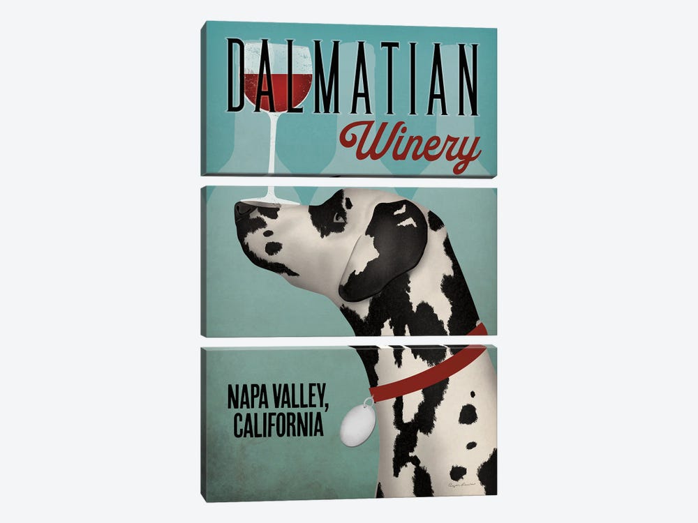 Dalmation Winery by Ryan Fowler 3-piece Canvas Art