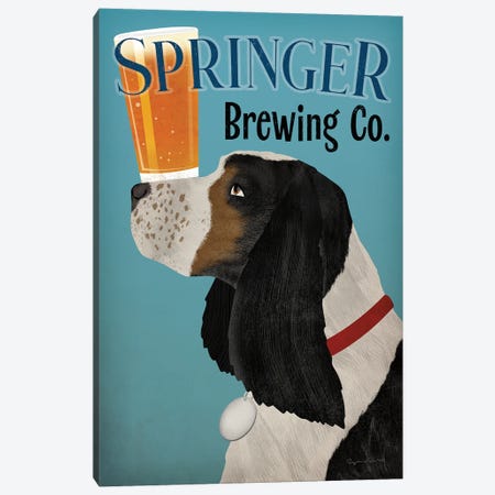 Springer Brewing Co Canvas Print #RYF13} by Ryan Fowler Art Print