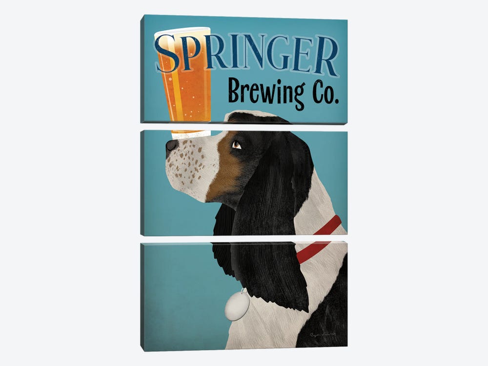 Springer Brewing Co by Ryan Fowler 3-piece Canvas Wall Art