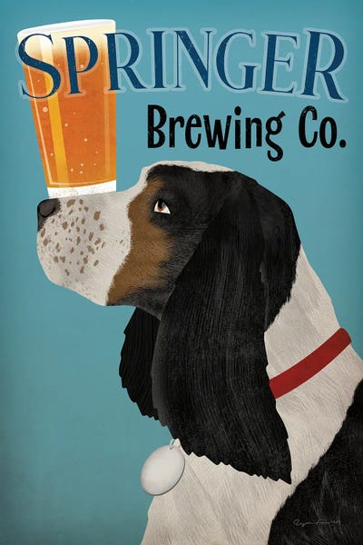 Spaniels: Springer Brewing Co by Ryan Fowler