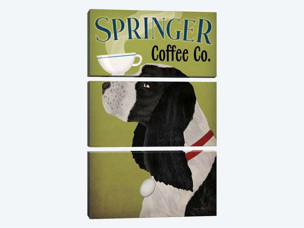 Springer Coffee Co by Ryan Fowler 3-piece Canvas Artwork
