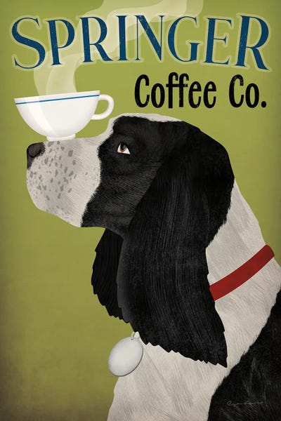 Spaniels: Springer Coffee Co by Ryan Fowler