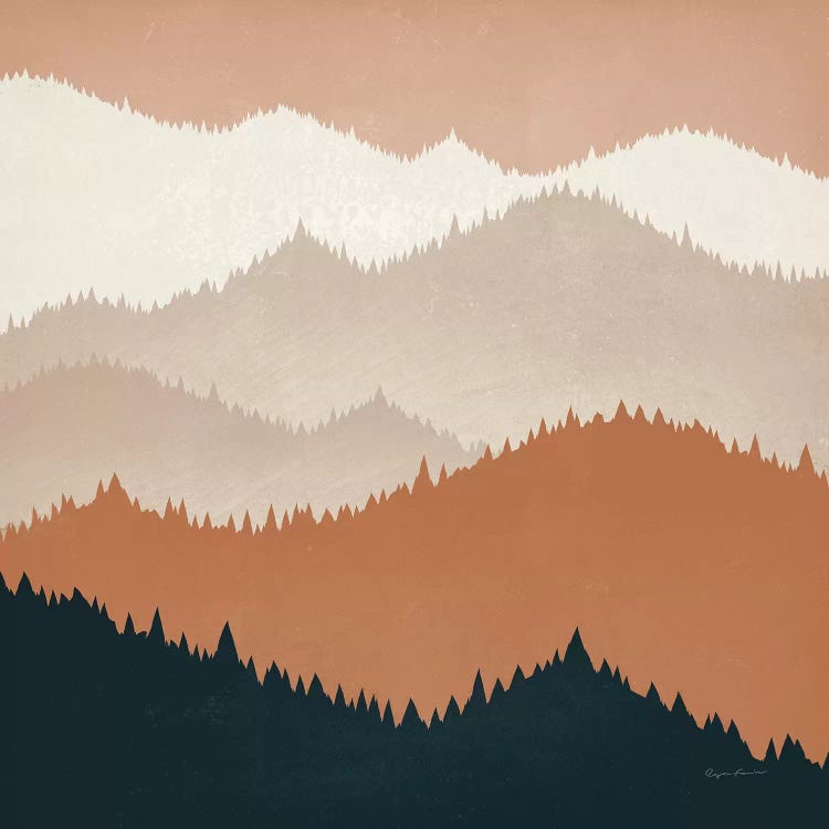 Mountain View Terra Cotta by Ryan Fowler wall art