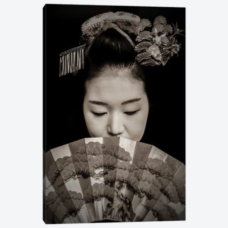 Geisha Canvas Print #RYG43} by Robin Yong Canvas Print