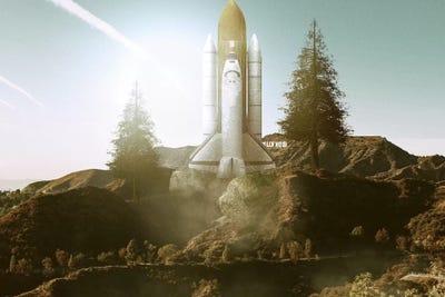 Launch Day by Shaun Ryken art print