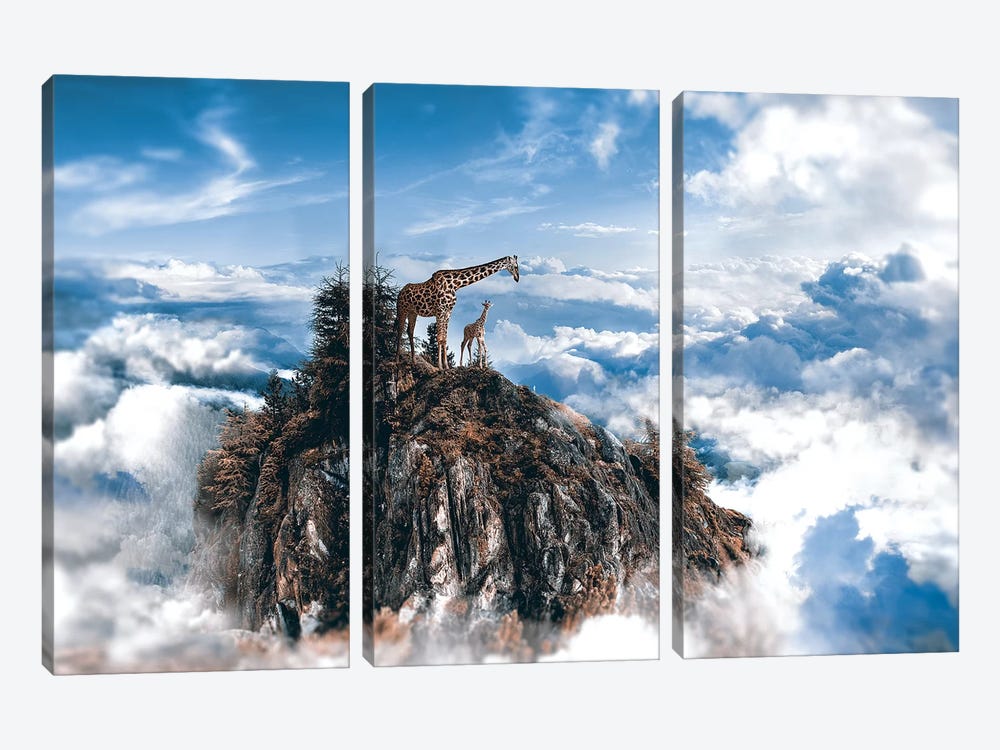 Top Of The World by Shaun Ryken 3-piece Canvas Print