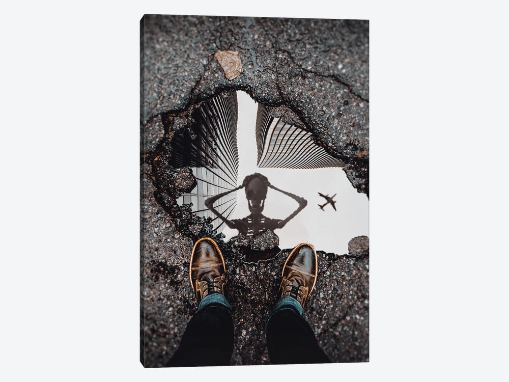 Dead Puddle by Shaun Ryken 1-piece Canvas Print