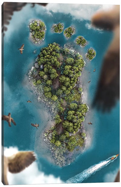 Eco Footprint Canvas Art Print