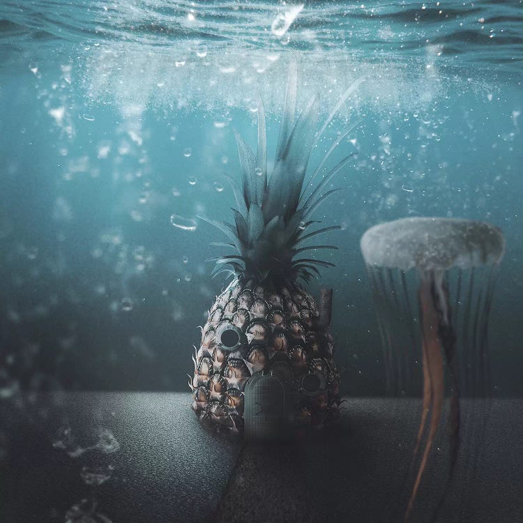 Spongebob by Shaun Ryken wall art