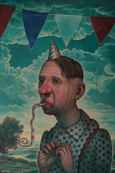 Eye Of The Beholder: Red, White And Blue by Rory Mitchell