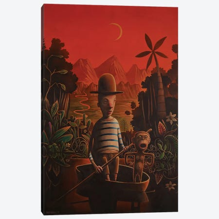 The Knots And Creepers Of Easy Canvas Print #RYM18} by Rory Mitchell Canvas Artwork