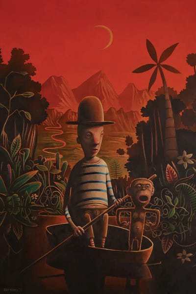 Fine Art Print: The Knots And Creepers Of Easy by Rory Mitchell