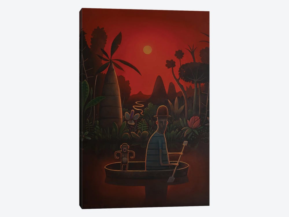 The Wonderings Of A Monkey by Rory Mitchell 1-piece Canvas Print