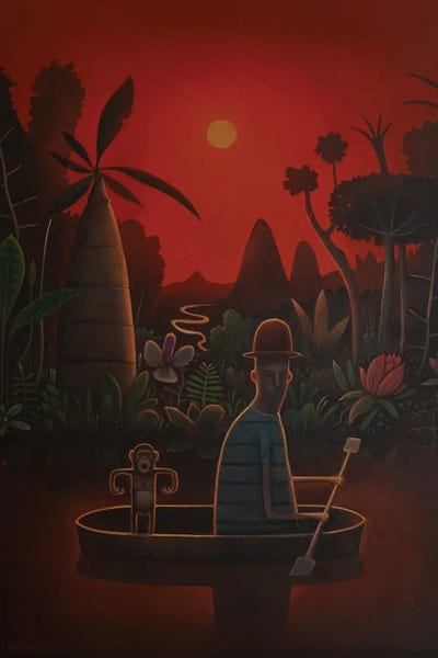 Psychedelic Dreamscapes: The Wonderings Of A Monkey by Rory Mitchell