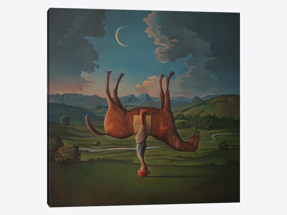Clippety Clop by Rory Mitchell 1-piece Canvas Art