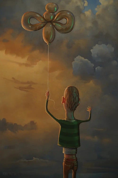 Helium Angel by Rory Mitchell wall art