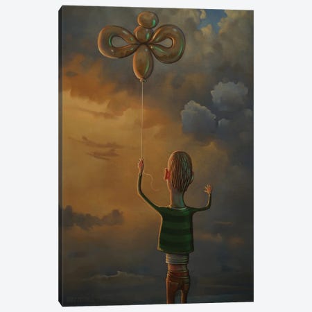 Helium Angel Canvas Print #RYM4} by Rory Mitchell Canvas Art